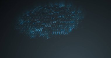 Soyut şekli arka plan. 3D render