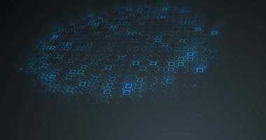 Soyut şekli arka plan. 3D render