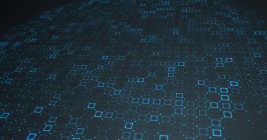 Soyut kılavuz şekli arka plan. 3D render