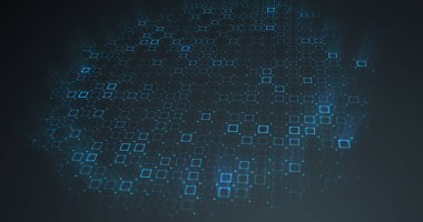 Soyut kılavuz şekli arka plan. 3D render