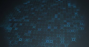 Soyut kılavuz şekli arka plan. 3D render