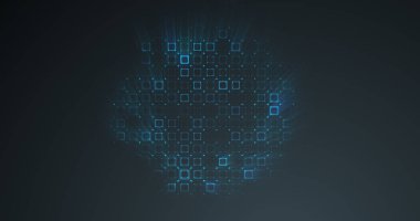 Soyut kılavuz şekli arka plan. 3D render