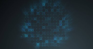 Soyut kılavuz şekli arka plan. 3D render