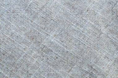 Natural linen material textile canvas texture background clipart