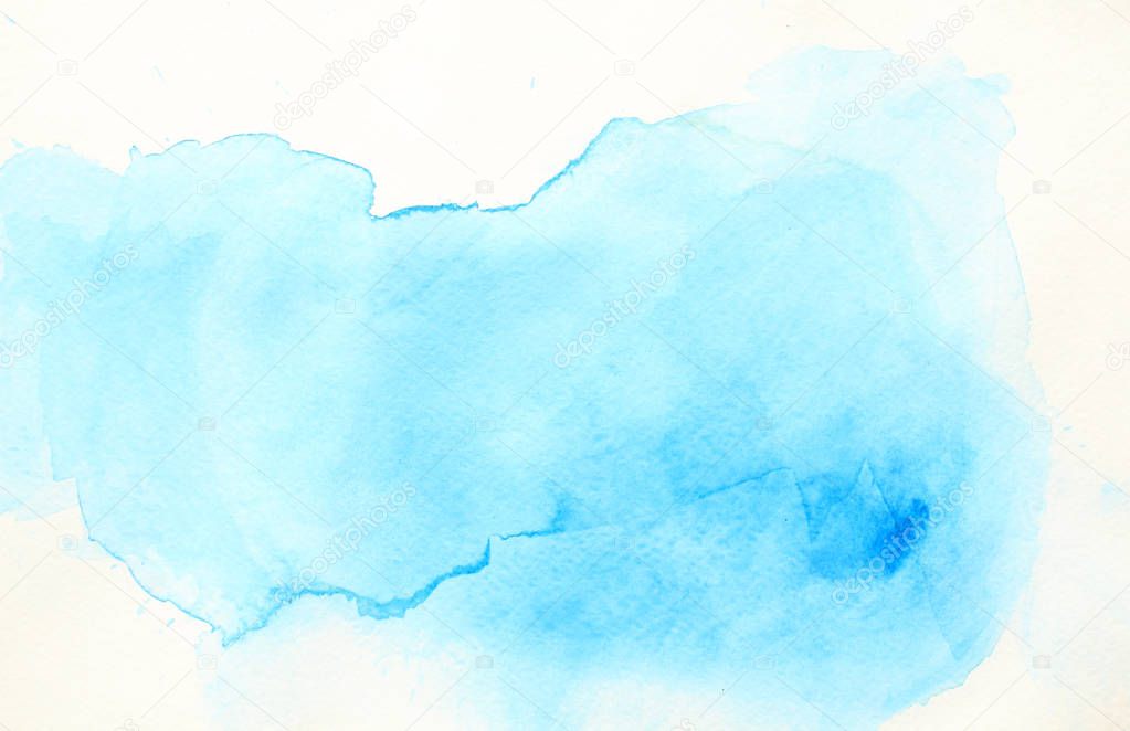 Abstract watercolor background painting