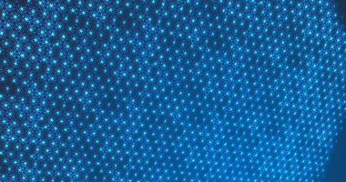 Soyut üçgen parçacıklar arka plan mavi