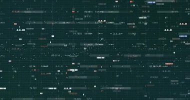 Soyut dijital veri arkaplanı, 3B oluşturma