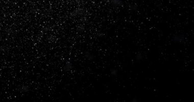 Siyah bir zemin üzerine kar yağışı