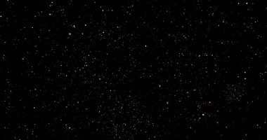 Siyah arka planda havai fişekler