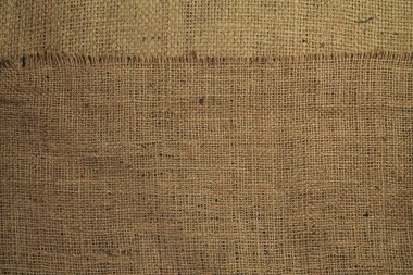 Doğal Keten Malzeme Tekstil Kumaş Döşeme Arkaplanı