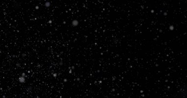 Siyah bir zemin üzerine kar yağışı