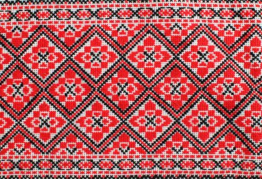 Doğal Keten Malzeme Tekstil Kumaş Döşeme Arkaplanı