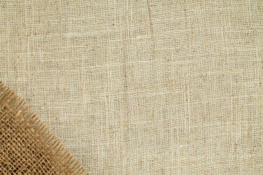 Doğal Keten Malzeme Tekstil Kumaş Döşeme Arkaplanı