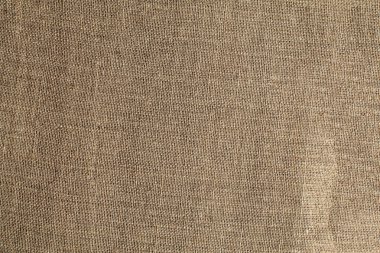 Doğal Keten Malzeme Tekstil Kumaş Döşeme Arkaplanı