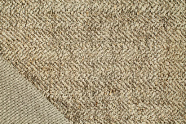 Naturligt Linned Materiale Tekstil Lærred Texture Baggrund - Stock-foto