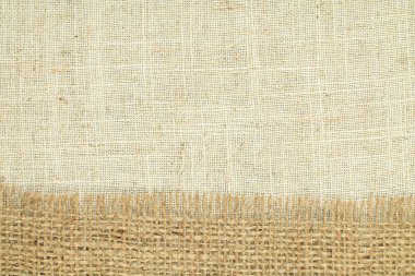 Doğal Keten Malzeme Tekstil Kumaş Döşeme Arkaplanı