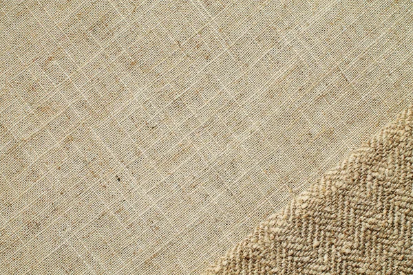 Material Lino Natural Textil Textura Lona Fondo — Foto de Stock