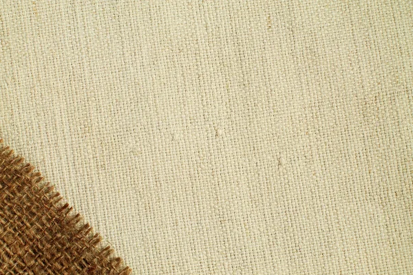 Material Linho Natural Textura Lona Têxtil Fundo — Fotografia de Stock