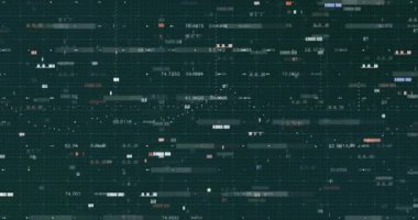 Soyut dijital veri arkaplanı, 3B oluşturma