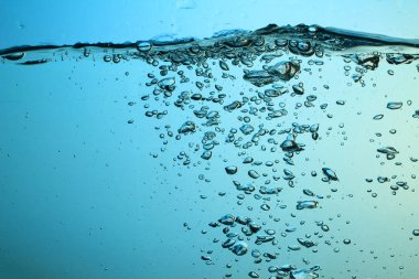 taze su kabarcıkları doku arka plan ile