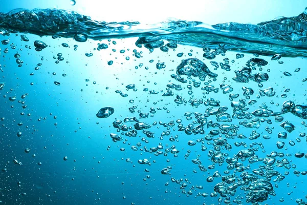 Agua Dulce Con Burbujas Textura Fondo —  Fotos de Stock
