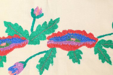 Doğal Keten Malzeme Tekstil Kumaş Döşeme Arkaplanı