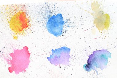 Soyut Tasarım suluboya resim illüstrasyon arka plan boyama 