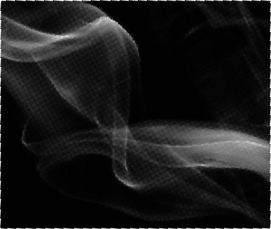 Abstract white smoke texture on black background vector clipart