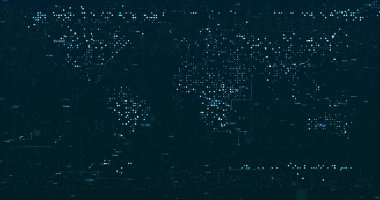 Soyut dijital ağ veri arkaplanı, 3d görüntüleme