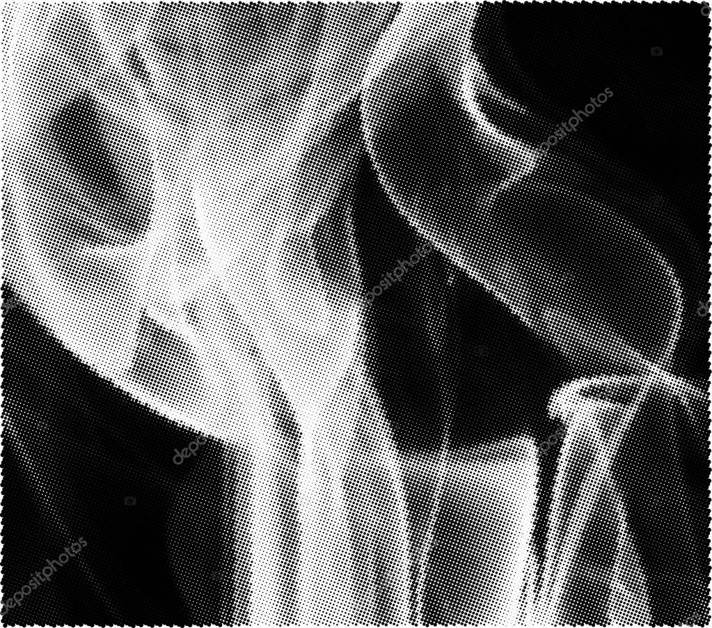 Abstract white smoke texture on black background vector