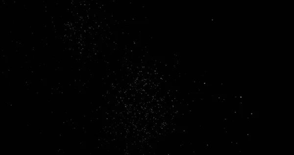 Летающие Абстрактные Частицы Пыли Черном Фоне — стоковое фото
