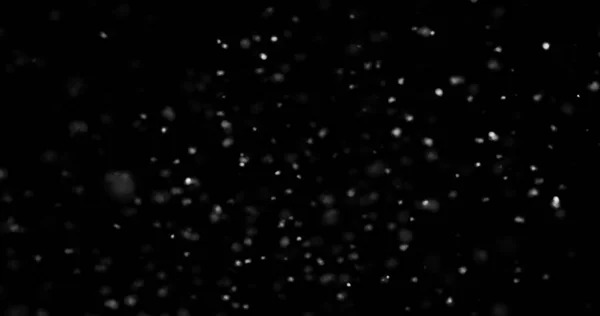 Летающие Абстрактные Частицы Пыли Черном Фоне — стоковое фото