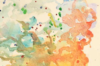 Renkli, parlak, soyut suluboya resim arkaplanı