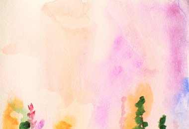 Renkli parlak soyut suluboya arkaplan