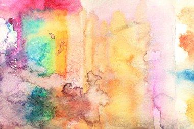 Renkli parlak soyut suluboya arkaplan