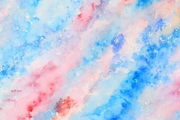 Acuarela Abstracta Brillante Colorido Pintado Fondo — Foto de Stock