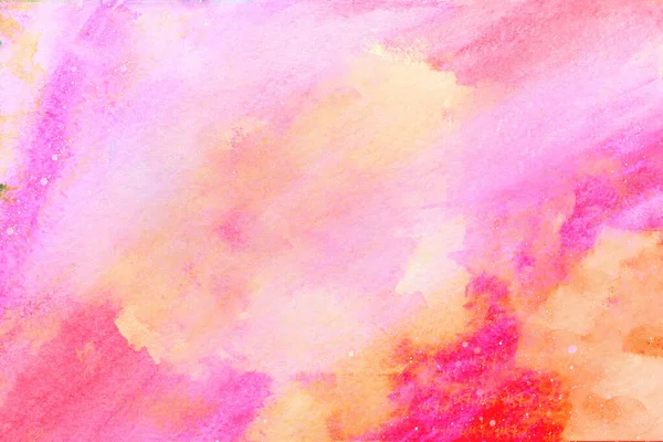 Colorful Bright Abstract Watercolor Painted Background — Stock Photo, Image