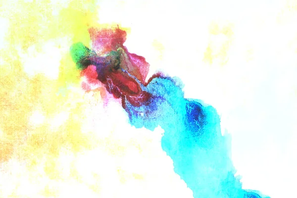 色彩艳丽的抽象水彩画背景 — 图库照片