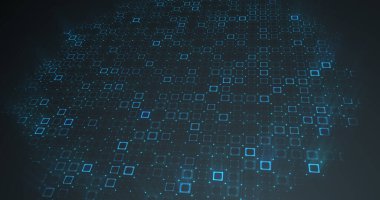 Soyut şebeke arkaplanı. 3B görüntüleme