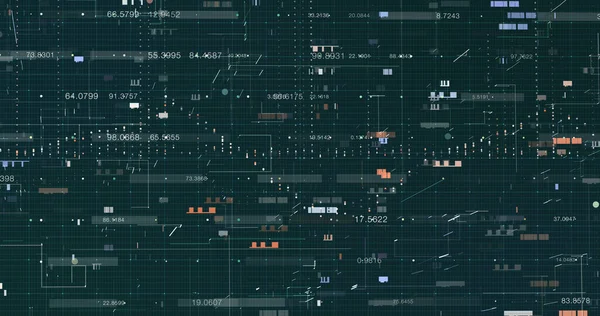 Abstrakter Digitaler Datenhintergrund Rendering — Stockfoto