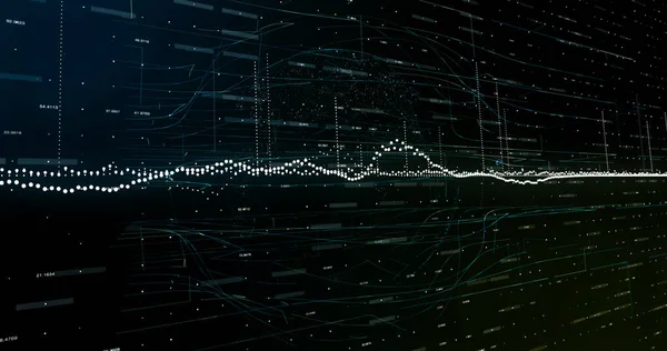 Soyut ağ arkaplanı. 3B görüntüleme