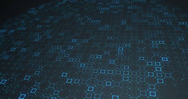 Soyut şebeke arkaplanı. 3B görüntüleme