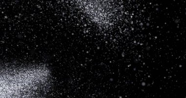 Soyut doku, toz tanesi, kara zemine düşen kar.