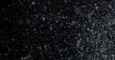 Soyut doku, toz tanesi, kara zemine düşen kar.