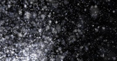 Soyut doku, toz tanesi, kara zemine düşen kar.