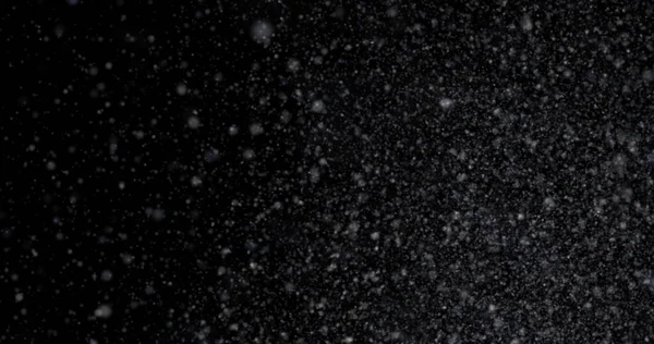 Texture Astratta Fiocco Polvere Neve Che Cade Uno Sfondo Scuro — Foto Stock