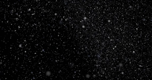 Textura Abstrata Floco Poeira Neve Caindo Sobre Fundo Escuro — Fotografia de Stock