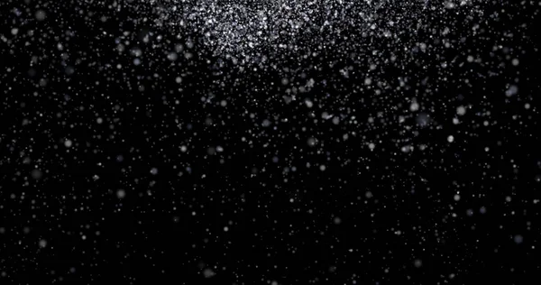 Абстрактная Текстура Частицы Пыли Снег Падает Темном Фоне — стоковое фото