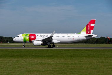 Air Portugal Airbus A320 kalkışa hazır