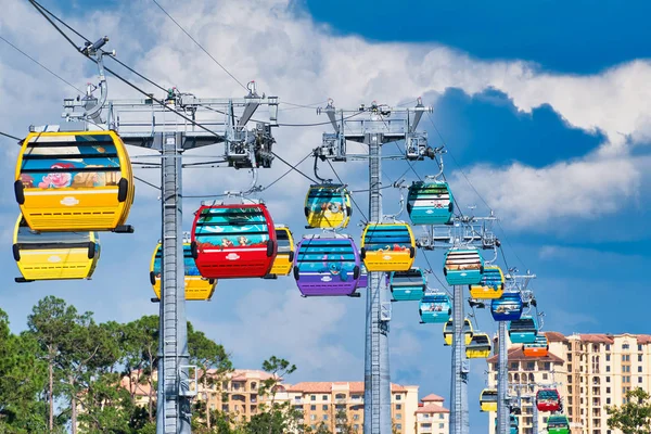 Sistema de teleférico Skyliner Disney — Foto de Stock